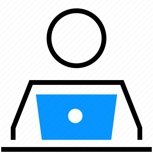 Computer, employee, freelancer, internet, office, user, work icon - Download on Iconfinder