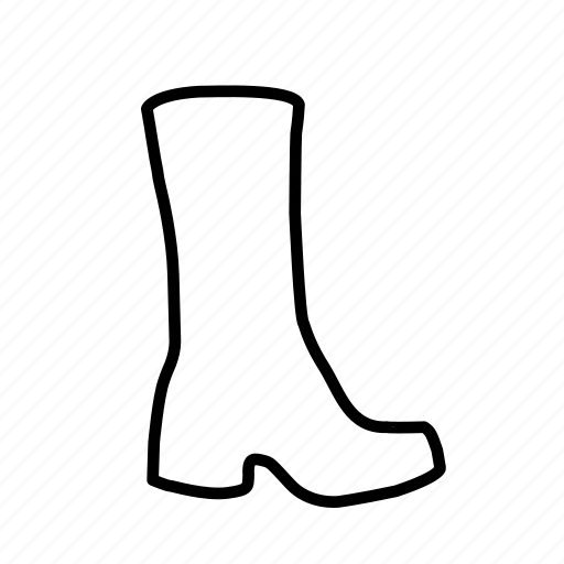 Boot, boots, fashion, footwear, outline, style, wear icon icon - Download on Iconfinder
