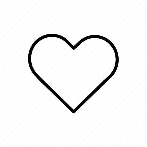 Beautiful, heart, love, outline, romantic, valentine icon - Download on Iconfinder