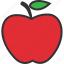 apple, fruit, health, healthy, leaf, natural, organic 
