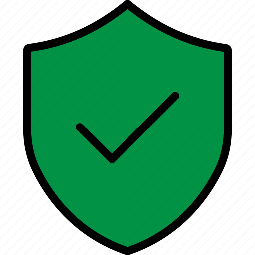 Ok, protection, shield, check, secure, cyber, security icon - Download on Iconfinder
