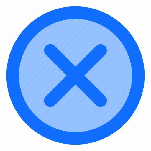 Circle, cross, error, remove, delete icon - Download on Iconfinder