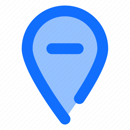 Location, pin, map, navigation, minus icon - Download on Iconfinder