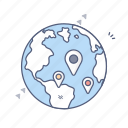 earth, gps, location, navigation, globe