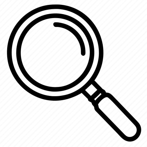 Magnifyingglass, glass, maginifying, zoom, search, loupe icon - Download on Iconfinder