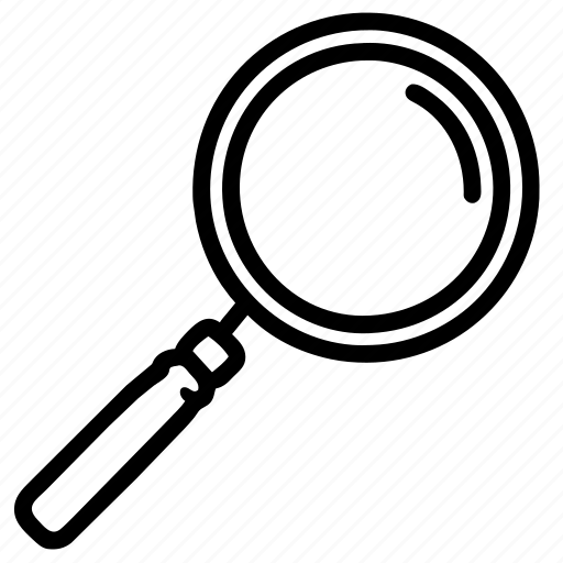 Magnifyingglass, glass, maginifying, zoom, search, loupe icon - Download on Iconfinder