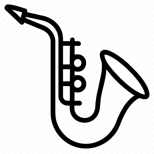 Saxophone, alto, music, brass, instrument, musical, blow icon - Download on Iconfinder