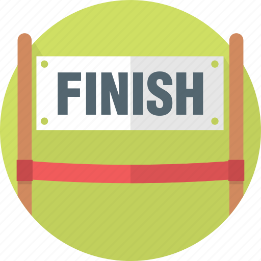 Athlete, business, end, entrepreneur, finish, finish line, goal icon - Download on Iconfinder