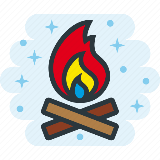 Campfire, fire, flame, hot icon - Download on Iconfinder