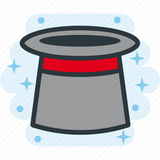 Gibus, hat, magic, top, topper icon - Download on Iconfinder