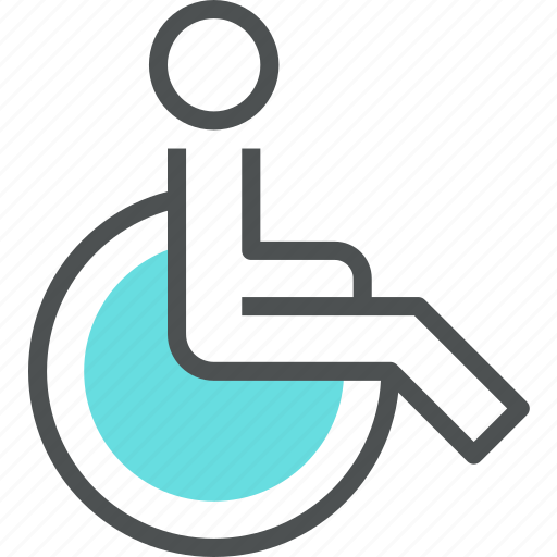 Disable, disabled, healthcare, patient, wheelchair icon - Download on Iconfinder