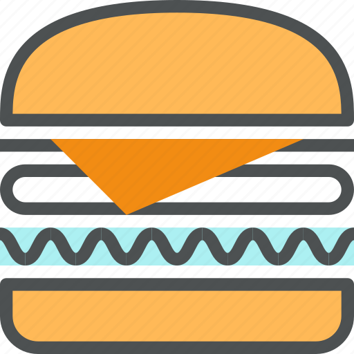 Burger, fastfood, food, hamburger, junk food, street food icon - Download on Iconfinder