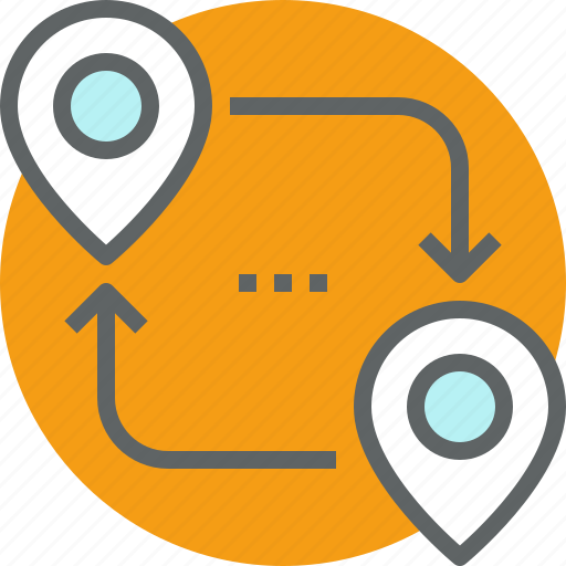 Arrow, gps, location, map, move, navigation, route icon - Download on Iconfinder
