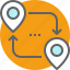arrow, gps, location, map, move, navigation, route 