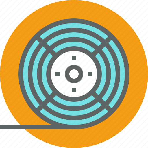 Filament, film, player, reel, spool, video icon - Download on Iconfinder
