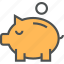 coin, finance, money, piggy, savings 