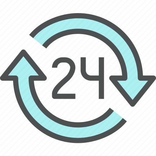 24 hours, anytime, business, open, service, shop icon - Download on Iconfinder
