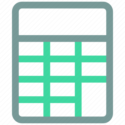 Calculator, ⦁ machine, ⦁ numbers, ⦁ office icon icon - Download on Iconfinder