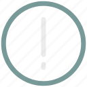 alert, ⦁ attention, ⦁ error icon