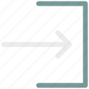 exit, ⦁ import, ⦁ login icon