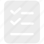 check, ⦁ control, ⦁ documents, ⦁ list, ⦁ quality icon 