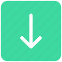 arrow, ⦁ download, ⦁ web icon 