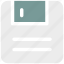 floppy, guardar, ⦁ save icon 