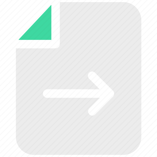 Arrow, ⦁ document, ⦁ file, ⦁ page, ⦁ right icon icon - Download on Iconfinder