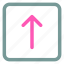 arrow, ⦁ up, ⦁ upload, ⦁ upload sign icon 