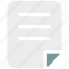 document, ⦁ file, ⦁ letter, ⦁ page icon 