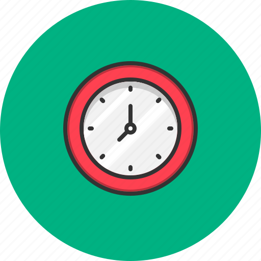 Clock, schedule, time, wall clock icon - Download on Iconfinder