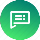 bubble, chat, communication, email, mail, message, speech