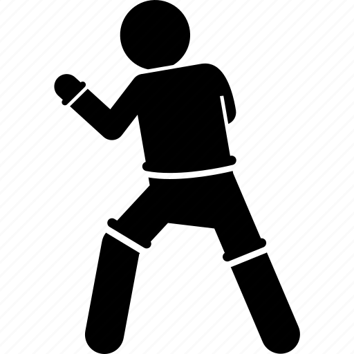 Fight, fighter, male, man, mma, ready, stand by icon - Download on Iconfinder
