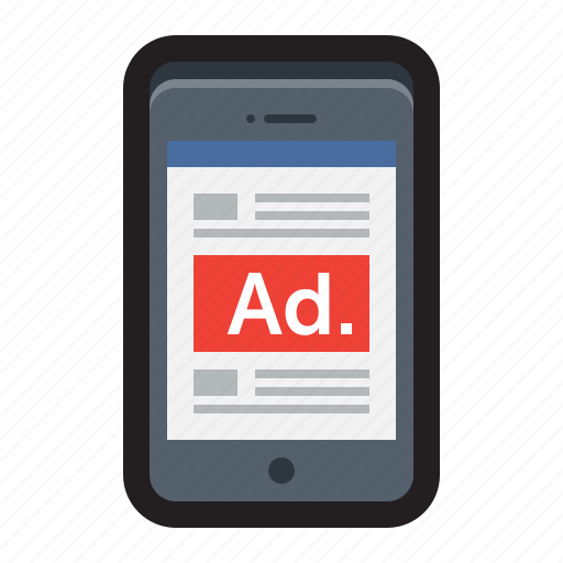 Ad, ads, mobile, advertisement, article icon - Download on Iconfinder