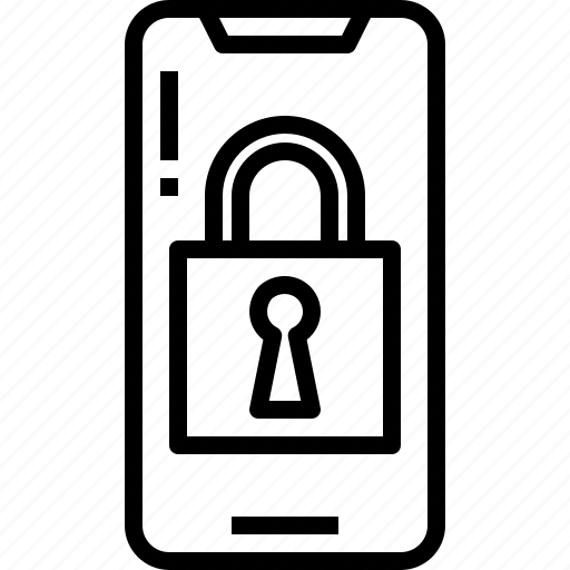 Lock, protection, mobile, smartphone, phone, device, software icon - Download on Iconfinder