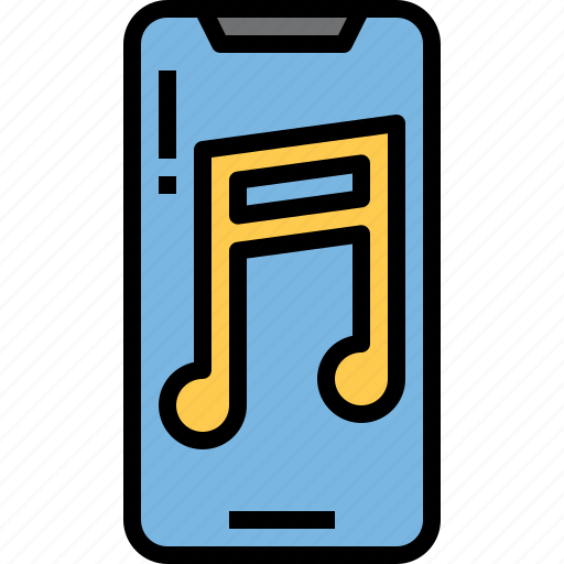 Music, player, note, mobile, smartphone, device, song icon - Download on Iconfinder