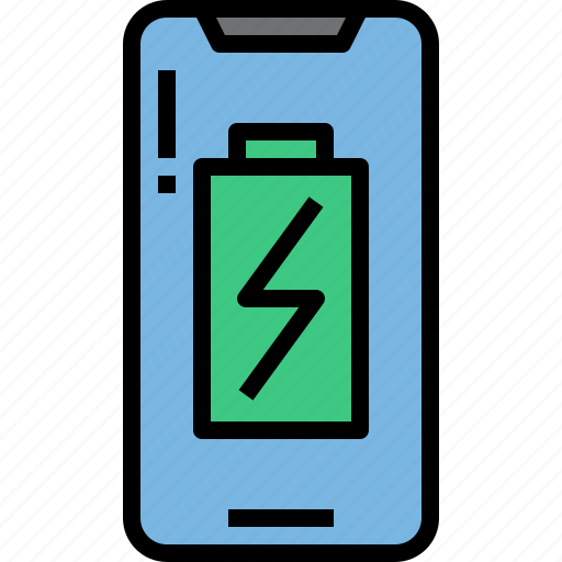 Battery, charging, charge, mobile, smartphone, device, software icon - Download on Iconfinder