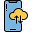 cloud, download, computing, mobile, smartphone, device, software 