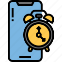 clock, time, mobile, smartphone, phone, device, software