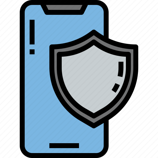 Shield, protection, protect, smartphone, device, software, antivirus icon - Download on Iconfinder