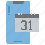calendar, date, event, mobile, smartphone, device, software 