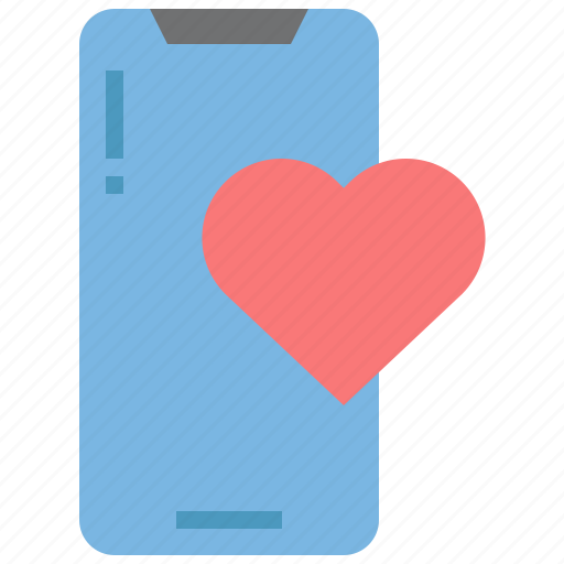 Heart, health, mobile, smartphone, phone, device, software icon - Download on Iconfinder
