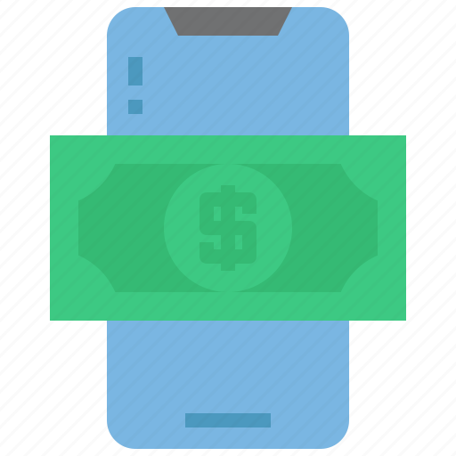 Money, cash, finance, exchange, mobile, smartphone, device icon - Download on Iconfinder