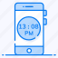 mobile clock, mobile time, mobile timer, phone time, smartphone time 