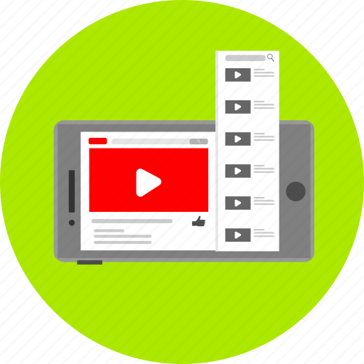 Youtube, media, movie, multimedia, play, player, video icon - Download on Iconfinder