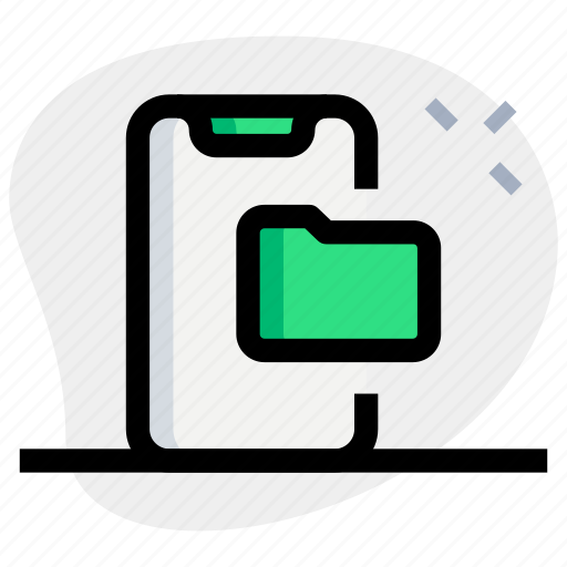 Smartphone, folder, mobile, development icon - Download on Iconfinder