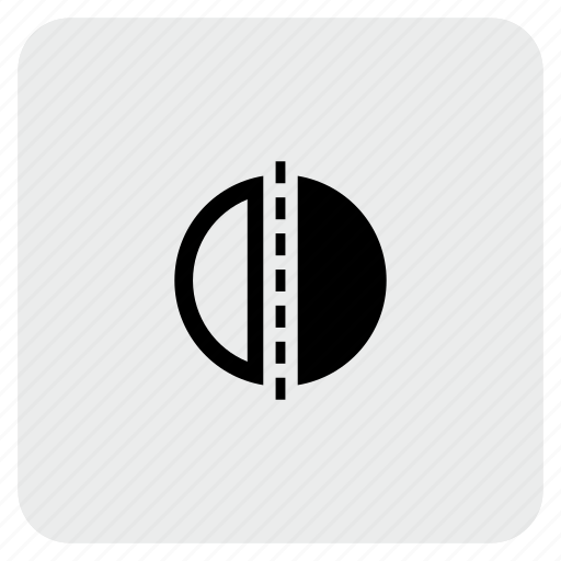 Circle, divide, function, round, separate icon - Download on Iconfinder