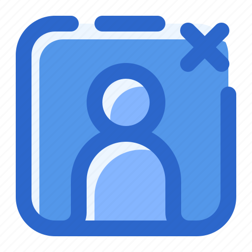 Contact, friend, person, remove icon - Download on Iconfinder