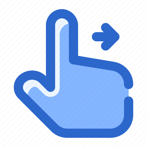 Finger, hand, right, swipe, touch icon - Download on Iconfinder