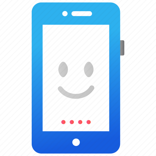 Happy, mobile insurance, mobile protection, mobile safety, replacement, smiley icon - Download on Iconfinder